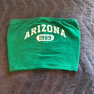 Full Tilt Green Tube Top